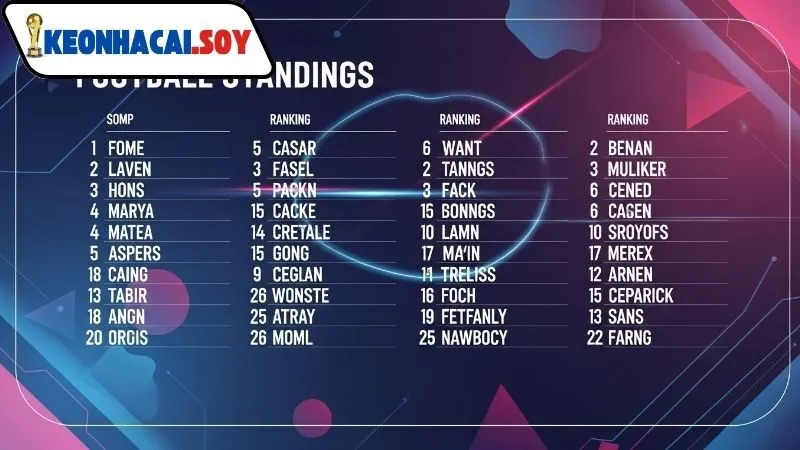 Bảng xếp hạng Premier League Kèo Nhà Cái mùa giải 2024-25 2 Bảng xếp hạng Premier League Kèo Nhà Cái là gì?
